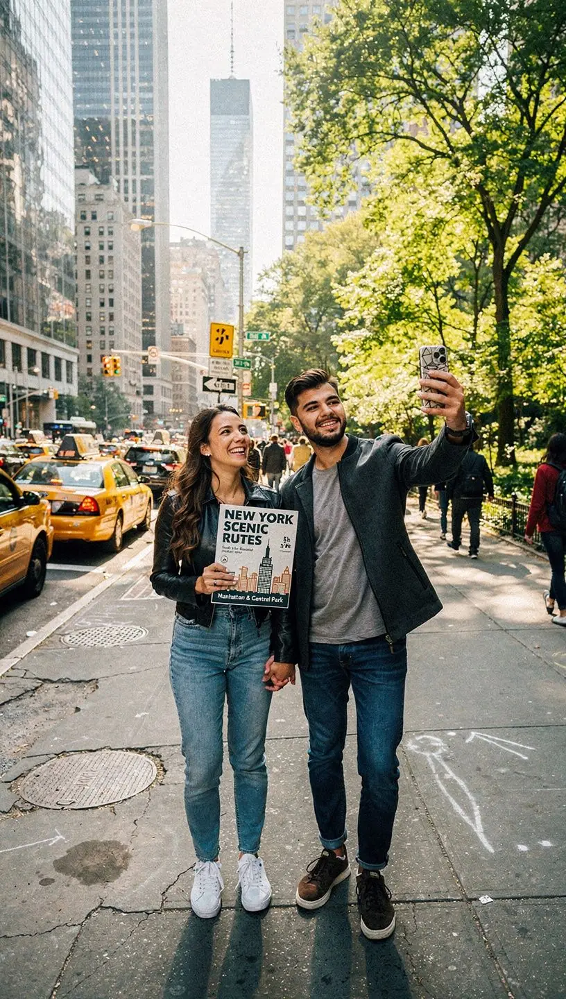 Widok na historyczne miasteczko z zabytkowymi budynkami.